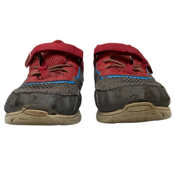 Stride Rite Boys Red Gray Sneakers Size 13M - Picture 5 of 16